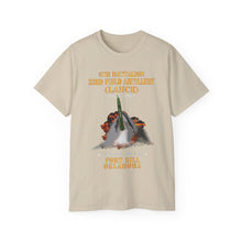 Load image into Gallery viewer, Unisex Ultra Cotton Tee - Field Artillery - 6th Bn, 33rd Field Artillery, Ft Sill, OK LANCE Firing - 1975-1981 X 300