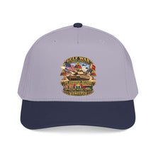 Load image into Gallery viewer, Mid Profile Baseball Cap - Army - Desert Storm - 2nd Armored Div - Combat Vereran Veteran w GULF SVC - 3D - Enhanced