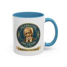 Load image into Gallery viewer, Accent Coffee Mug — "Celebrating 200 Years" Solomon Koonce Portrait (11/15 oz)