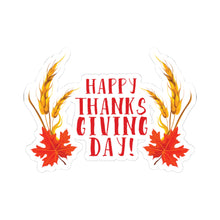 Load image into Gallery viewer, Kiss-Cut Stickers - Happy Thanksgiving Day