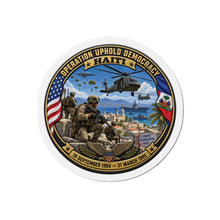 Load image into Gallery viewer, Die-Cut Magnet - Operation Uphold Democracy - Haiti Intervention - 1994
