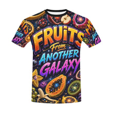 Load image into Gallery viewer, Fruits from another galaxy Men's All Over Print Crew Neck AOP T-Shirt