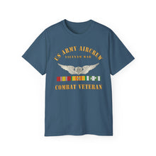 Load image into Gallery viewer, Unisex Ultra Cotton Tee - Army - US Army AirCrew - Air Crew Badge - Vietnam - Combat Veteran VN SVC X 300