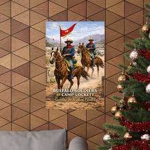 Load image into Gallery viewer, Matte Poster - Buffalo Soldiers at Camp Lockett - 10th Cavalry