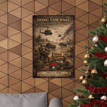 Load image into Gallery viewer, Matte Poster - Dong Tam Base, Mekong Delta 1967-70