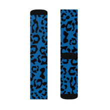 Load image into Gallery viewer, Sublimation Socks - Leopard Camouflage - Blue-Black