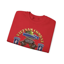 Load image into Gallery viewer, Crewneck Sweatshirt - Army - Vietnam Combat Vet - N Co 75th Infantry (Ranger) - 173rd Airborne Bde SSI - 3D - Enhanced