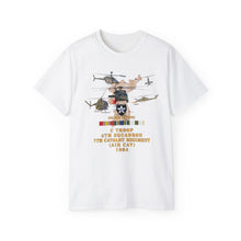 Load image into Gallery viewer, Unisex Ultra Cotton Tee - Army - Korea Map - 2nd Infantry Div - C Trp, 4th Sqdr, 7th Cav (Air Cav) w AC - SVC - T-Shirts - Classic