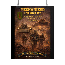 Load image into Gallery viewer, Rolled Posters - 1st Infantry Division in Vietnam - Mechanized