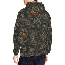 Load image into Gallery viewer, AOP Hoodie - Gritty Military Halloween Camouflage Men's All Over Print Hoodie (USA Size)