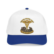 Load image into Gallery viewer, Mid Profile Baseball Cap - Army - Medical Corps - US Army w Scene - 3D - Enhanced