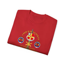 Load image into Gallery viewer, Unisex Ultra Cotton Tee - Cold War Vet - 1st Missile Bn, 81st Artillery 56th Artillery Group - Neu-Ulm Germany - Firing Missile w COLD SVC