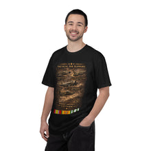 Load image into Gallery viewer, Vietnam Tribute Tactical Air Support T-shirt — Strike Aircraft with Service Ribbons