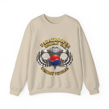 Load image into Gallery viewer, Crewneck Sweatshirt - SOF - Paratrooper - Korean War - Cbt Vet - 3D X 300