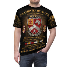Load image into Gallery viewer, 9th Engineer Battalion Cold War Tribute Tee — Aschaffenburg Germany Veteran Army Shirt