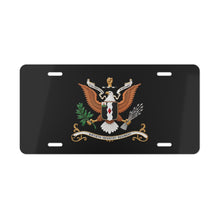 Load image into Gallery viewer, License Plate - 60th Infantry Regiment COA with Eagle without Text - 3D - Enhanced X 300