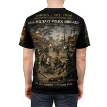 Load image into Gallery viewer, 18th Military Police Brigade Tet 1968 Tribute Tee — "Taking Back Control"