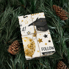 Load image into Gallery viewer, Gift Wrap Paper — graduation patterns