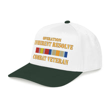 Load image into Gallery viewer, Mid Profile Baseball Cap - Opn Inherent Resolve (OIR) SVC Bar - Combat Veteran - DTF