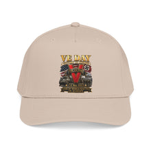 Load image into Gallery viewer, Mid Profile Baseball Cap - Army - VE Day - Victory in Europe Day - End of WWII - 3D - Enhanced