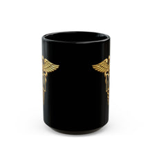 Load image into Gallery viewer, Black Mug (15oz) - Army Nurse Corps Branch Insignia - 3D - Enhanced