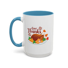 Load image into Gallery viewer, Accent Coffee Mug - Give Thanks