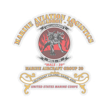 Load image into Gallery viewer, Kiss-Cut Stickers - USMC - Marine Aviation Logistics Squadron 39 - MALS 39 - Kidd
