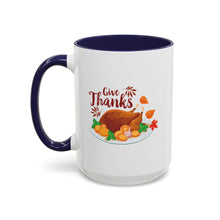 Load image into Gallery viewer, Accent Coffee Mug - Give Thanks