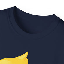 Load image into Gallery viewer, Unisex Ultra Cotton Tee - Yellow Rubber Duck - Oblique Left Front X 300