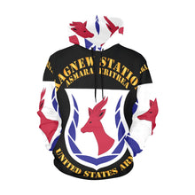 Load image into Gallery viewer, Men's All Over Print Hoodie (USA Size) (Model H13) - Kagnew Station - Asmara, Eritrea