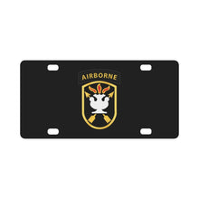 Load image into Gallery viewer, SOF - JFK Special Warfare Center - School SSI wo Txt w white Classic License Plate