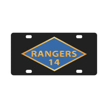 Load image into Gallery viewer, SSI - 14th Ranger Battalion - Ranger Diamond - WWII X 300 Classic License Plate