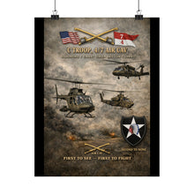 Load image into Gallery viewer, Matte Poster - Army - C Trop, 4th Squadron, 7th Cav - First to See, First to Fight