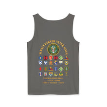 Load image into Gallery viewer, Unisex Combat Veteran Tank Top, Always Earned Never Given Apparel, Military Tribute Shirt, Patriotic Gift for Veterans, Summer Casual Wear - Combat Veteran - 11B40X - Retired Army with Multi Units