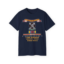 Load image into Gallery viewer, Unisex Ultra Cotton Tee - Army - 130th Station Hospital, Abilene, Texas - Ribbon - DUI w SVC WWII X 300