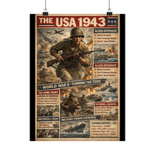 Load image into Gallery viewer, Matte Poster - THE USA - 1943