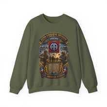 Load image into Gallery viewer, Crewneck Sweatshirt - Army - 82nd Airborne Division - WWII to NOW - All American Division - 3D - Enhanced