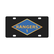 Load image into Gallery viewer, SSI - 1st Ranger Battalion - Ranger Diamond - WWII X 300 Classic License Plate
