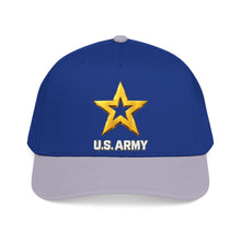 Load image into Gallery viewer, Mid Profile Baseball Cap - Army Star W Us Army w White Star - 3D - Enhanced