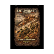 Load image into Gallery viewer, Rolled Posters - 4th Infantry Division - Battle of Dak To - 1967