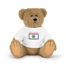 Load image into Gallery viewer, Plush Toy with T-Shirt - West Virginia Baby with West Virginia Flag
