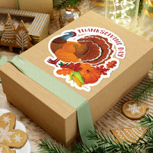 Load image into Gallery viewer, Kiss-Cut Stickers - Thanksgiving - Happy Turkey Day