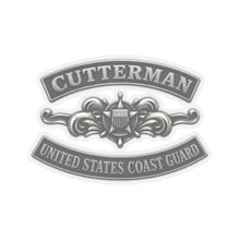 Load image into Gallery viewer, Kiss-Cut Stickers - USCG - Cutterman - Enlisted w txt - 3D - Enhanced