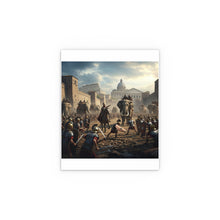 Load image into Gallery viewer, Indoor and Outdoor Silk Posters - Hannibal Battling the Roman Legions as he Enters Rome