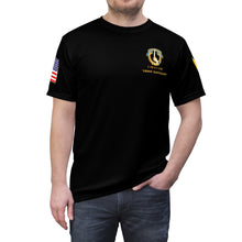 Load image into Gallery viewer, Unisex Tee - AOP Army C Co 2nd Bn 7th Cavalry Regiment Ghost Battalion - V1