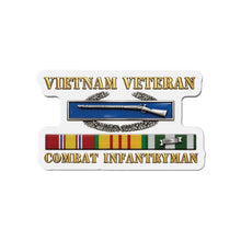 Load image into Gallery viewer, Die-Cut Magnet - Army - Vietnam Veteran - Cbt Infantryman w CIB VN SVC - 3D X 300