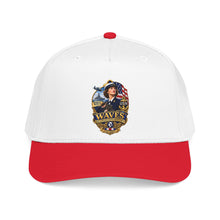 Load image into Gallery viewer, Mid Profile Baseball Cap - WAVES - Women Accepted for Volunteer Emergency Service WWII - 3D - Enhanced