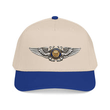 Load image into Gallery viewer, Mid Profile Baseball Cap - USCG - Aviator Badge - Auxiliary wo txt - 3D - Enhanced