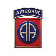 Load image into Gallery viewer, Kiss-Cut Stickers - Army - 82nd Airborne Division - SSI wo Txt - 3D - Enhanced