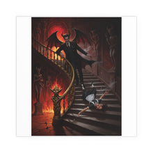 Load image into Gallery viewer, Indoor and Outdoor Silk Posters - devil and maid